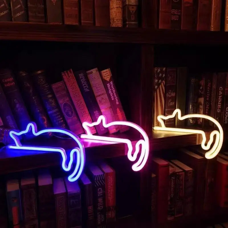 Cat Neon Light LED