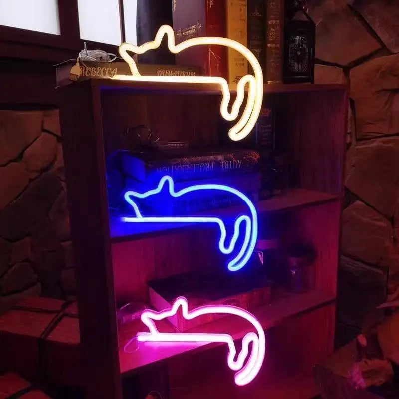 Cat Neon Light LED
